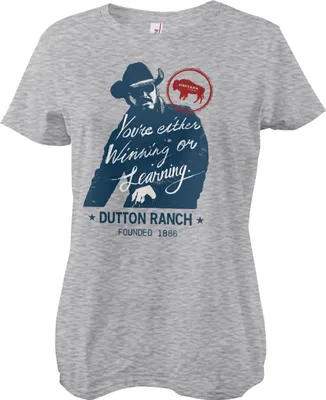 Produktbild von Winning Or Learning Girly Tee - Medium - HeatherGrey
