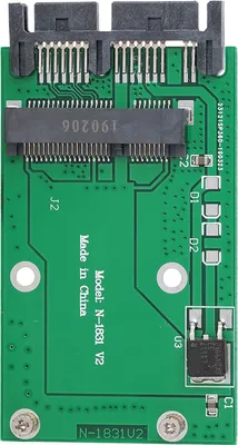 Imagen del producto de Tarjeta convertidora Mini, SSD MSATA a Micro-SATA PCI-E de larga duración, compatible con PCs, fabricada con material ABS para un funcionamiento estable