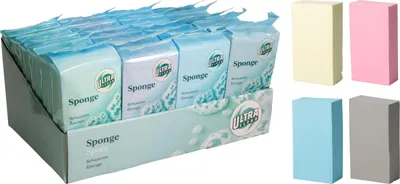 Zdjęcie produktu dla Gąbka Pva 115X65X30Mm 4Rodzaje