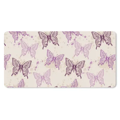 Produktbild von MuchoWow® Schreibtischunterlage Tiere - Muster - Schmetterling 80x40 cm - XXL Mauspad - Gaming Mauspad