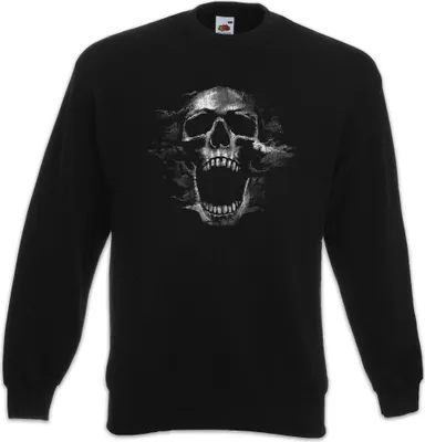 Produktbild von Urban Backwoods Screaming Skull I, Sweatshirt, Farbe: Schwarz, Größe: M