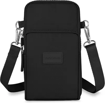 Obrázok produktu pre Dámska mini taška, nylon, nastaviteľný popruh, pre mobilné telefóny do 7 palcov