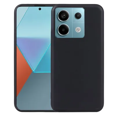 Immagine prodotto di Per Xiaomi Redmi Note 13 Custodia protettiva in silicone TPU per cellulare Custodia Cover Nera