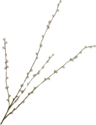 Produktbild von Silk-ka Künstliche Blume – Seidenblumen, Spirea-Zweig, Rosa, 121 cm
