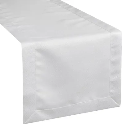 Produktbild von Festliche Tischdecke Tischdekoration JULIA weiß silber 40x200