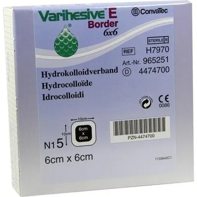 Productafbeelding van VARIHESIVE E Randstrip 6x6 cm, HKV, hydroactief
