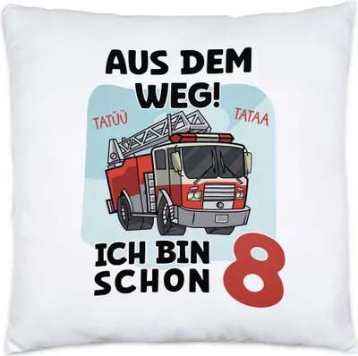 Produktbild von Aus Dem Weg Ich Bin Schon 8 Kissen Happy Birthday 8. Geburtstag Alles Gute Herzlichen Glückwunsch Party Feier