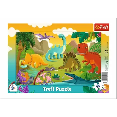 Produktbild von Trefl 31359, 15 Stück(e), Dinosaurier, 3 Jahr(e)