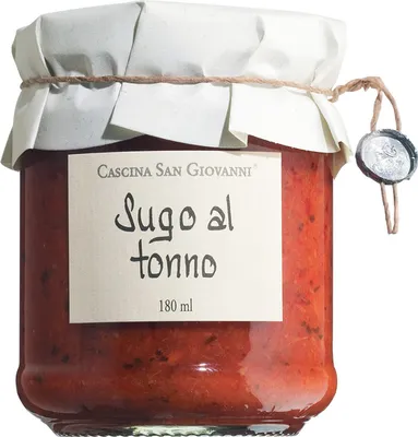 Produktbild von Cascina San Giovanni Sugo al tonno / Thunfisch 180 ml.