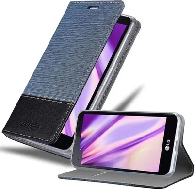 Produktbild von Cadorabo Hülle für LG X SCREEN Schutzhülle in Blau Handy Hülle Etui Book Case Cover