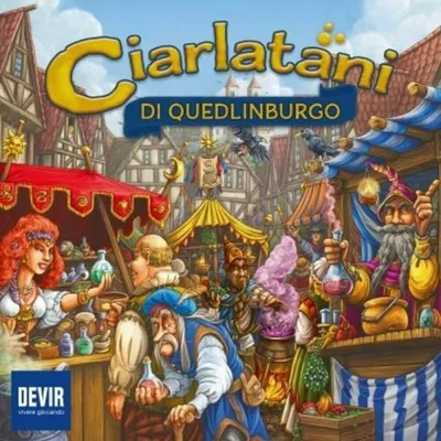 Produktbild von DEVIR Die Scharlataner von Quedlinburgh, Brettspiel auf Italienisch