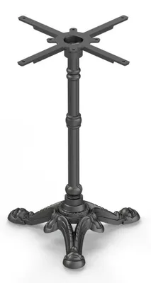 Image de Pied de table en FONTE Noir pour Exterieur