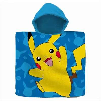 Produktbild von Pokemon Baumwolle Poncho Handtuch