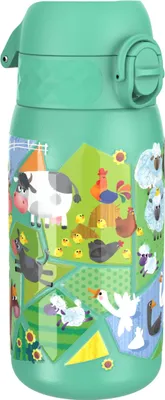 Produktbild von ION8 Kinder Trinkflasche 400ml Edelstahl Auslaufsicher