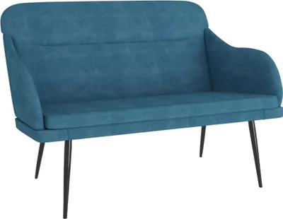 Obrázok produktu pre vidaXL Lavica modrá 110x76x80 cm Velvet