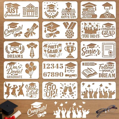 Image de Malvorlage – Gablon pour projets de bricolage réutilisable – 3,9 x 7,87 pouces