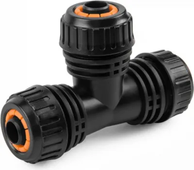 Image de Raccord en T pour tuyau 3/4" Black Line