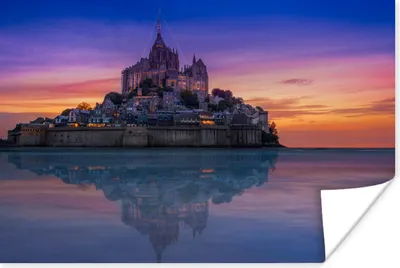 Produktbild von MuchoWow® Poster Schloss - Horizont - Frankreich 120x80 cm - Bilder
