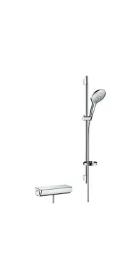 Produktbild von Hansgrohe Brausenkombi Raindance Select 150 / Therm.DAP Ecostat Sel.U 900mm Weiss / Chrom