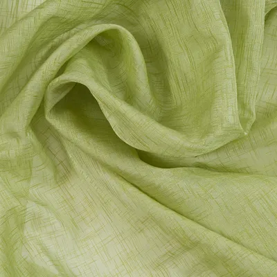 Produktbild von Gerster Ösenschal, uni B = 140 x H =235 cmTransparent Criss-Cross We Uni grün
