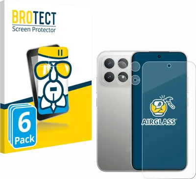 Produktbild von 6x BROTECT Schutzglas für Xiaomi Poco F8 Pro (Display+Kamera) Schutzfolie Panzer Folie Glas Display Schutz klar