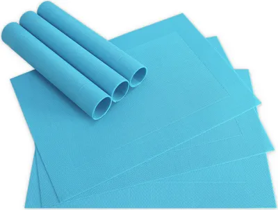 Produktbild von Tischsets BORDA 6er Set Türkis-blau als Tischuntersetzer