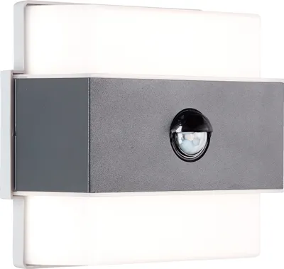Produktbild von LED Außen Wandlampe, Bewegungsmelder, 15 x 15 cm, 8 W, 940 lm, IP44