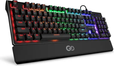 Obrázek produktu pro Connect IT CKB-7050-CS, Plná velikost (100 %), Kabel, USB, Mechanický spínač, RGB LED, Černá