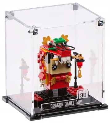 Immagine prodotto di Vetrina nera per 1 personaggio LEGO® BrickHeadz – Star Wars, Il Signore degli Anelli