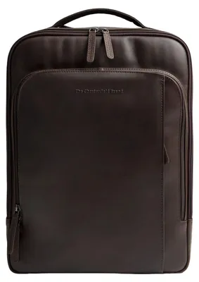 Productafbeelding van The Chesterfield Brand laptop rugzak rugzak met laptopvak Maggiore Backpack Brown donkerbruin