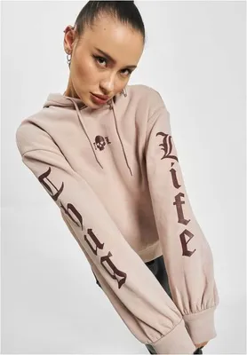 Obrázok produktu pre Pánska mikina Thug Life Caution Hoody duskrose - 3XL