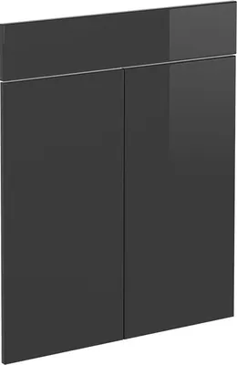 Zdjęcie produktu dla Front kuchenny Vicco R-Line Antracyt wysoki połysk 59.6 x 70.8 cm front meblowy do szafki dolnej z szufladami, Model 29206