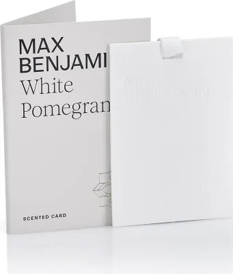 Obrázok produktu pre Max Benjamin White Pomegranete Scented Card Max Benjamin