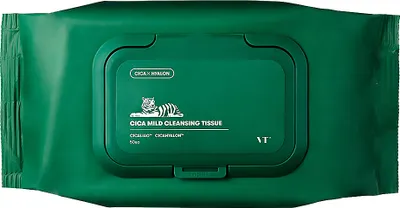 Obrázok produktu pre VT COSMETICS CICA MILD CLEANSING TISSUE 50ea - čistiace obrúsky na tvár