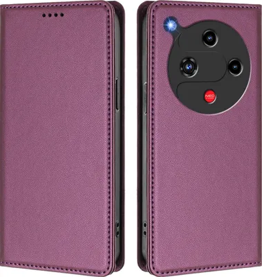 Image de Etui en cuir pour ZTE Nubia Focus 2, étui magnétique en cuirPolyuréthaneavec support Violet