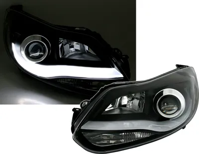 Produktbild von SKY WING SCHEINWERFER SET für FORD FOCUS MK3 4/11- in SCHWARZ HALOGEN 3 III LWR