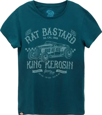 Produktbild von King Kerosin T-Shirt Rat Bastard Watercolour Blue-S