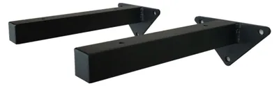 Image de Lot de 2 supports invisibles pour étagères, pour fixation murale