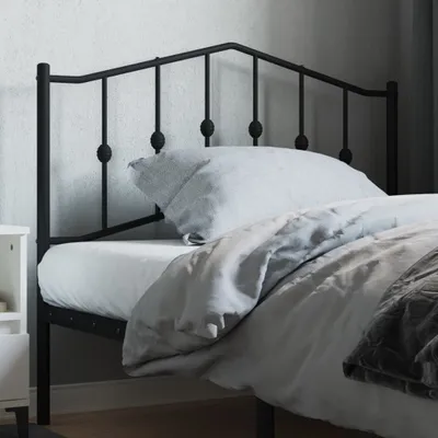 Produktbild von Cloris Designermöbel Kopfteil Metall Schwarz 107 cm 2024 Neu