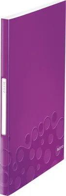 Produktbild von LEITZ WOW Sichtbuch DIN A4, 40 Hüllen violett-metallic