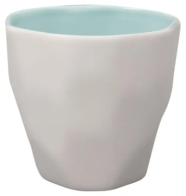 Produktbild von Greengate Latte Cup ELEMENTS PALE BLUE Blau Weiß Kaffeebecher 300 ml