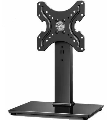 Immagine prodotto di Supporto girevole per televisori da 19 a 42 pollici, con capacità di carico fino a 45 kg, regolabile in altezza, standard VESA 200x200, colore nero