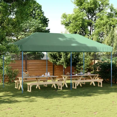 Immagine prodotto di Maison Exclusive - Tenda da festa pieghevole Pop-Up verde 580x292x315 cm