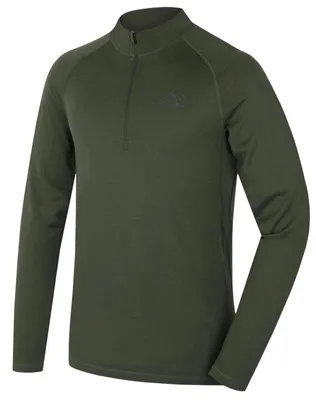 Zdjęcie produktu dla Termiczna bielizna Merino, koszulka z długim rękawem, model Merow, kolor zielony