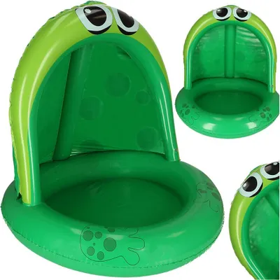 Produktbild von Aufblasbarer Pontonpool mit Baldachinfrosch 95 cm