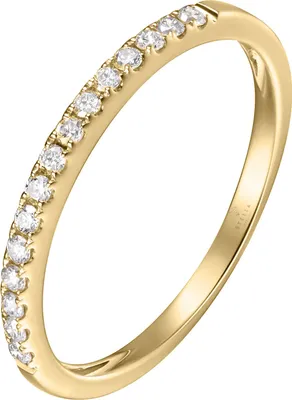 Produktbild von 750er Gelbgold Diamant Memory Ring mit Brillanten 0,27 ct. Memoire Eternity 18K Gr. 50