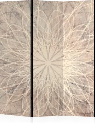 Zdjęcie produktu dla LUMASOUL Parawan dwustronny, parawan do wnętrz, motyw boho, 135 x 172 cm