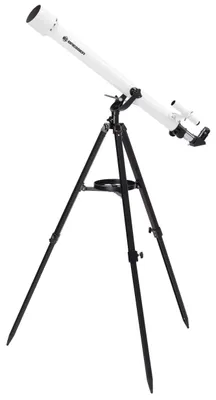 Produktbild von Bresser Optics CLASSIC 60/900 AZ, Schwarz, Weiß, Aluminium, Metall, 900 mm, 2,35 kg, 6 cm