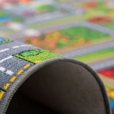 Produktbild von Kinder und Spielteppiche | Große Auswahl an Straßenteppichen | Pflegeleicht und Strapazierfähig, Größe:80x160 cm, Design:Abenteuerland