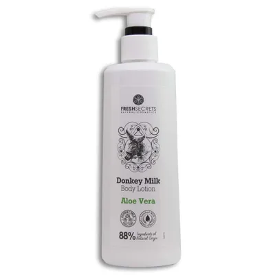 Immagine prodotto di Fresh Secrets Lozione corpo con latte d'asina e aloe vera